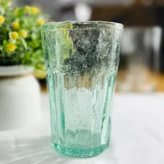 (HOẢ TỐC - MUA 10 TẶNG 2) Cốc ly thủy tinh uống bia hơi vại Hà Nội tạo bọt màu xanh dung tích 200ml và 360ml Hàng loại 1