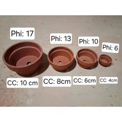 (Combo 3-5) - Chậu Đất Nung Thao - Trồng Xương Rồng , Sen Đá, Cây Cảnh Và Hệ Cây Mini Giá Rẻ, Có Nhiều Kích Thước