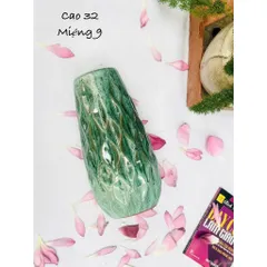 Bình hoa dáng bom cao 32cm hàng gốm sứ Bát Tràng phù hợp cắm hoa tuylip và các loại hoa rất đẹp và sang