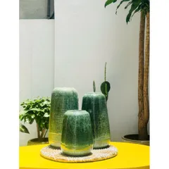 Bình đu đủ cao 30cm hàng gốm sứ Bát Tràng cắm các loại hoa, trang trí phòng khách decor nhà xinh