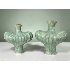 Bình cắm hoa trang trí dáng Đèn Lồng Trái Tim, Phệ gốm sứ Bát Tràng cao cấp cắm hoa xinh, decor trang trí nhà đẹp