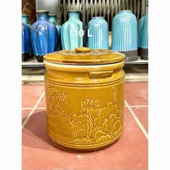 Vại Sành Muối Dưa Cà, Hũ Đựng Gạo Bát Tràng Cao Cấp, hũ sành có 4 size muối dưa cà, kim chi, dưa hành, an toàn lành tính
