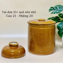 Vại Sành Muối Dưa Cà, Hũ Đựng Gạo Bát Tràng Cao Cấp, hũ sành có 4 size muối dưa cà, kim chi, dưa hành, an toàn lành tính