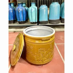 Vại Sành Muối Dưa Cà, Hũ Đựng Gạo Bát Tràng Cao Cấp, hũ sành có 4 size muối dưa cà, kim chi, dưa hành, an toàn lành tính