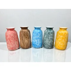 Bình hoa lọ hoa dáng đu đủ miệng loe MEN CẨM THẠCH cao 25cm gốm sứ Bát Tràng, decor nhà cửa, bàn làm việc, làm quà tăng