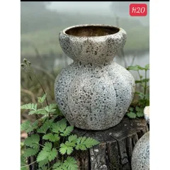 Bình Hoa Dáng Túi Cao 20cm Lọ Hoa Decor Xinh Xắn Gốm Sứ Bát Tràng