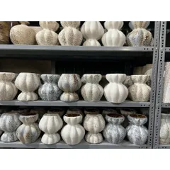 Bình Hoa Dáng Túi Cao 20cm Lọ Hoa Decor Xinh Xắn Gốm Sứ Bát Tràng