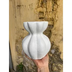 Bình Hoa Dáng Túi Cao 20cm Lọ Hoa Decor Xinh Xắn Gốm Sứ Bát Tràng