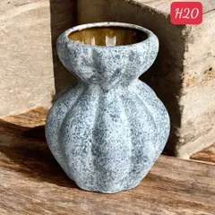 Bình Hoa Dáng Túi Cao 20cm Lọ Hoa Decor Xinh Xắn Gốm Sứ Bát Tràng
