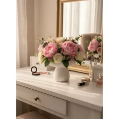 Bình gốm decor men lì chân đế trồng cây mini / dương xỉ( không lỗ), gừng, cắm hoa decor nhà cao 14cm và 17cm