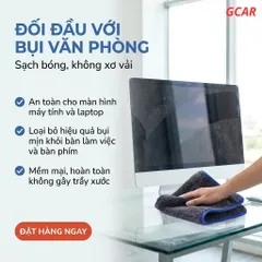 Khăn Lau Xe Cao Cấp Superfine Fiber 650GSM Gcar Thấm Hút Tốt Bảo Vệ Xe Hơi (Loại Mới) (P131491)