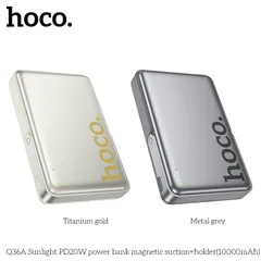 [CCC] Pin Dự Phòng Hoco Q36A 10000mAh Hút Nam Châm Kèm Giá Đỡ Tiện Lợi Sạc Nhanh PD 20W (P131293)