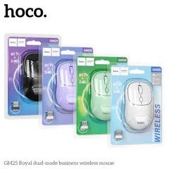 Chuột Không Dây Hoco GM25 Royal Kết Nối Hai Chế Độ Bluetooth 5.2 Và Wireless 2.4G (P130994)