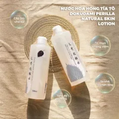Nước hoa hồng lotion toner diếp cá, tía tô Dokudami White Conc Nhật Bản 500ml