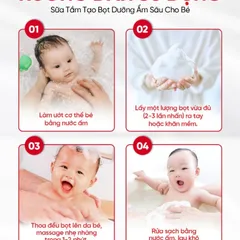 Sữa tắm cho bé Cow Baby Soap an toàn, lành tính phù hợp với cả da nhạy cảm Nhật Bản Chai 400ml