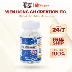 Viên uống tăng chiều cao GH Creation EX+ White Conc Nhật Bản - Lọ 270 viên