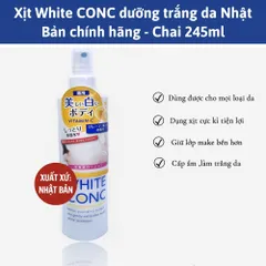Xịt dưỡng trắng da toàn thân White Conc Body Lotion 245ml