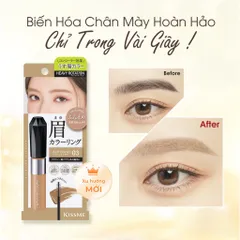 Mascara Chải Đổi Màu Lông Mày Chống Lem Trôi Ex Kissme White Conc Heavy Rotation Coloring Eyebrow 8g