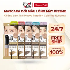 Mascara Chải Đổi Màu Lông Mày Chống Lem Trôi Ex Kissme White Conc Heavy Rotation Coloring Eyebrow 8g