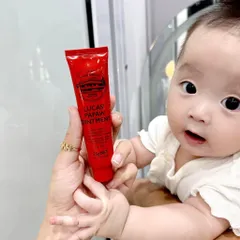 Kem dưỡng môi đu đủ Lucas Papaw White Conc giúp dưỡng môi giảm khô, chiết xuất đu đủ tươi từ Úc 15g, 25g