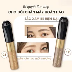 Mascara Chải Đổi Màu Lông Mày Chống Lem Trôi Ex Kissme White Conc Heavy Rotation Coloring Eyebrow 8g