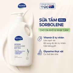 Sữa Tắm Redwin Sorbolene Body Wash Hỗ trợ Dưỡng Ẩm Dịu Nhẹ Cho Da Khô, Nhạy Cảm Phù Hợp Cho Cả Gia Đình