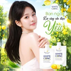 Kem dưỡng thể ban ngày trắng da White CC Cream White Conc Nhật Bản - Túi 200g