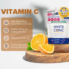 Kem dưỡng thể ban ngày trắng da White CC Cream White Conc Nhật Bản - Túi 200g