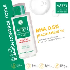 Toner giảm mụn dịu da Acnes Blemish Control Toner White Conc 100ml