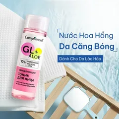 Toner Glycolic Acid 10% RT Compliment Dưỡng Ẩm, Cân Bằng Độ pH, Mờ Thâm Nám, Tái Tạo Làn Da 200ml