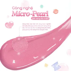 Má hồng kem dạng lỏng GSLAY Bubble Gleam Blush Serum căng bóng bắt sáng, mỏng nhẹ thuần chay 4.5ml