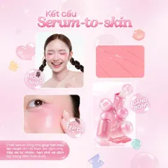 Má hồng kem dạng lỏng GSLAY Bubble Gleam Blush Serum căng bóng bắt sáng, mỏng nhẹ thuần chay 4.5ml