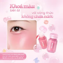 Má hồng kem dạng lỏng GSLAY Bubble Gleam Blush Serum căng bóng bắt sáng, mỏng nhẹ thuần chay 4.5ml