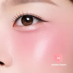 Má hồng kem dạng lỏng GSLAY Bubble Gleam Blush Serum căng bóng bắt sáng, mỏng nhẹ thuần chay 4.5ml