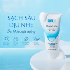 Kem Rửa Mặt Dưỡng Ẩm Hada Labo Advanced Nourish / Perfect White / Acne Care / Pro Anti Aging Cleanser White Conc 80g