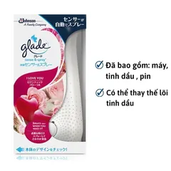 Máy xịt và tinh dầu thơm phòng đủ mùi hương Glade White Conc Nhật Bản