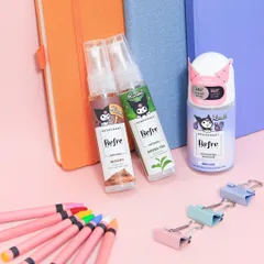 Lăn khử mùi và Xịt khử mùi Refre x Kuromi Natural/Whitening Perfume White Conc  40ml/ 30ml