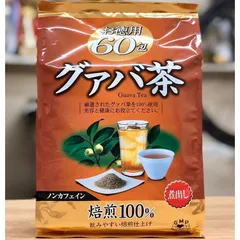 Trà lá ổi Orihiro White Conc Nhật Bản hỗ trợ giảm cân, giảm mỡ thừa, cải thiện tiêu hóa - Gói 60 túi