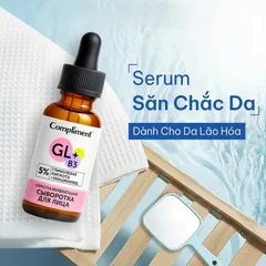 Serum Compliment Glycolic 5% Niacinamide Tái Tạo Da Săn Chắc, Tăng Đàn Hồi & Mờ Thâm Sạm 27ml