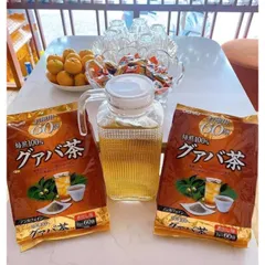 Trà lá ổi Orihiro White Conc Nhật Bản hỗ trợ giảm cân, giảm mỡ thừa, cải thiện tiêu hóa - Gói 60 túi