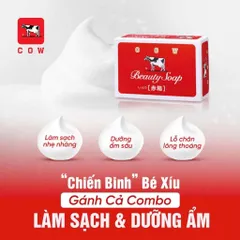 Xà Phòng Đa Năng COW Beauty Soap 90g – Dưỡng Ẩm Da, Làm Sạch Dịu Nhẹ