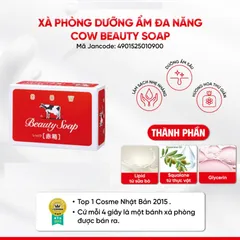 Xà Phòng Đa Năng COW Beauty Soap 90g – Dưỡng Ẩm Da, Làm Sạch Dịu Nhẹ