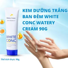 Kem dưỡng ẩm trắng da toàn thân ban đêm White Conc Nhật Bản Watery Cream 90g