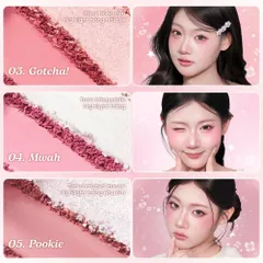 Bảng má hồng bắt sáng 2 ô đa năng GSLAY Glitz Aura Blushlighter Duo 7.6g