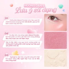 Bảng má hồng bắt sáng 2 ô đa năng GSLAY Glitz Aura Blushlighter Duo 7.6g