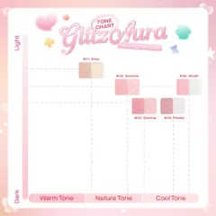 Bảng má hồng bắt sáng 2 ô đa năng GSLAY Glitz Aura Blushlighter Duo 7.6g