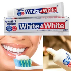 Kem đánh răng White & White Lion 150g Nhật Bản