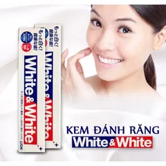 Kem đánh răng White & White Lion 150g Nhật Bản