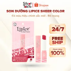 Son dưỡng có màu hiệu chỉnh sắc môi Lipice Sheer Color 2.4g  - Đỏ mọng