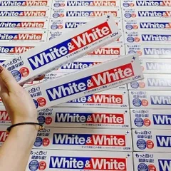 Kem đánh răng White & White Lion 150g Nhật Bản